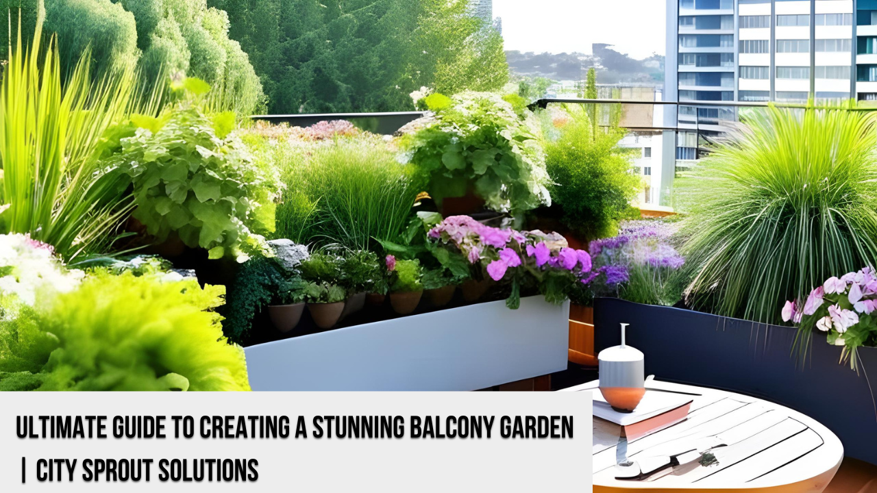 Ultimate Guide to Creating a Stunning Balcony Garden | City Sprout Solutions