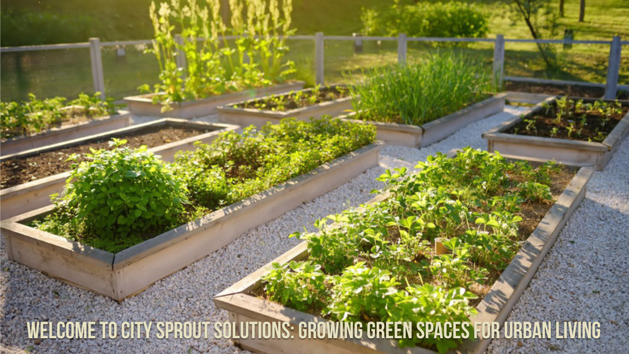 Welcome to City Sprout Solutions: Growing Green Spaces for Urban Living